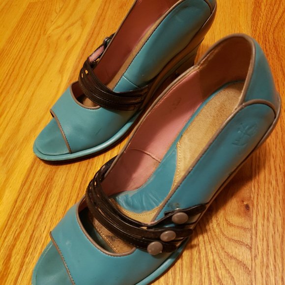 Vintage John Fluevog Miss April peep toe - Picture 4 of 4